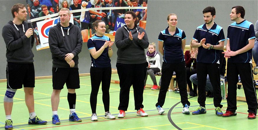 Saisonfinale des Badmintonteams des Sport-Club Itzehoe