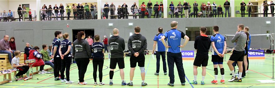 Saisonfinale des Badmintonteams des Sport-Club Itzehoe