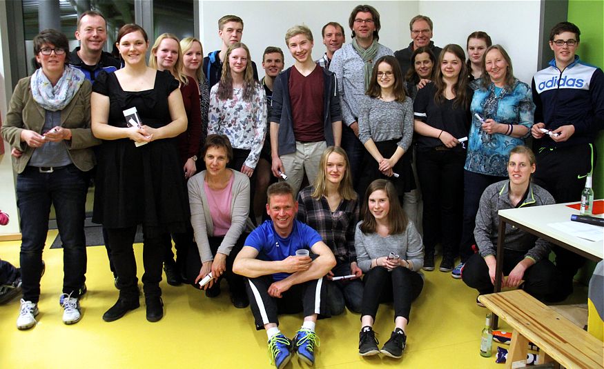 Saisonfinale des Badmintonteams des Sport-Club Itzehoe