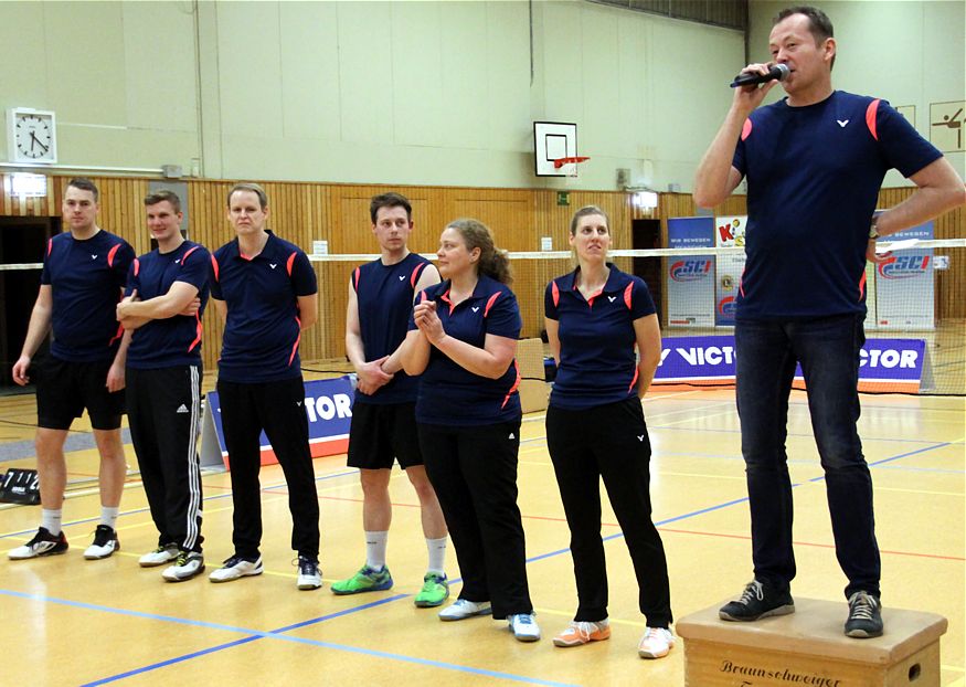 Saisonfinale des Badmintonteams des Sport-Club Itzehoe