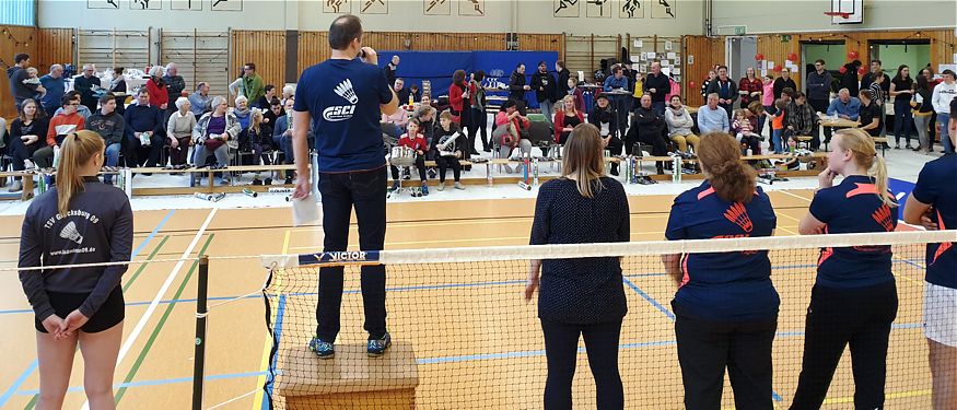 Saisonfinale des Badmintonteams des Sport-Club Itzehoe