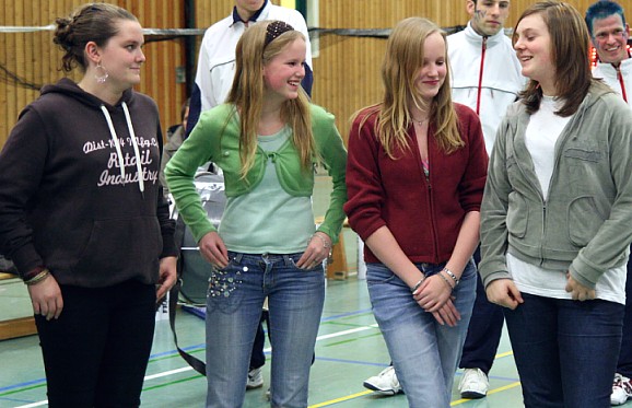 Anneke, Sina, Sara, Samantha