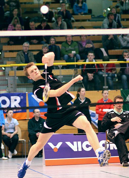 Deutsche Badminton-Jugendmeisterschaften U 15, U 17 und U 19 am 08.02.2009 in Lübeck,  © Foto: Frank Kossiski