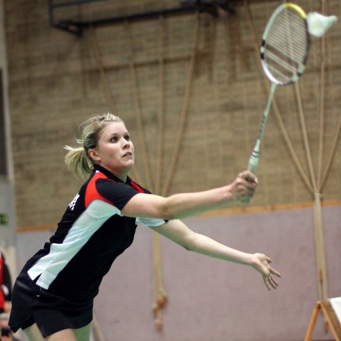 Badminton-Länderspiel Deutschland - Schweden am 09.03.2009 in Braunschweig, © Fotos von Frank Kossiski