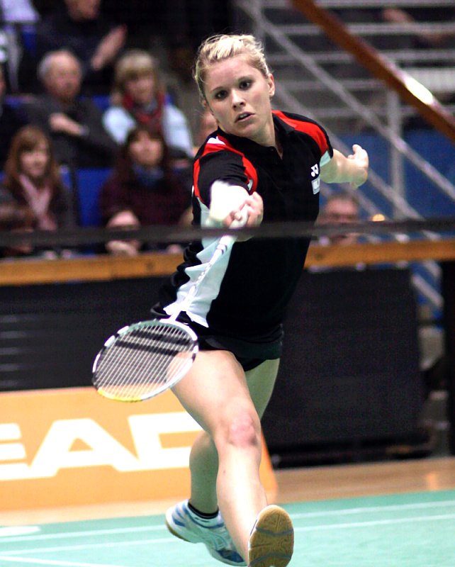 Badminton-Länderspiel Deutschland - Schweden am 09.03.2009 in Braunschweig, © Fotos von Frank Kossiski