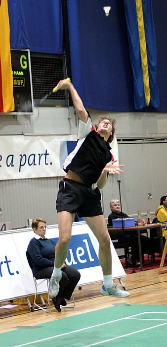 Badminton-Länderspiel Deutschland - Schweden am 09.03.2009 in Braunschweig, © Fotos von Frank Kossiski