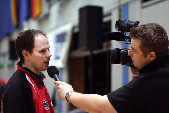 Badminton-Länderspiel Deutschland - Schweden am 09.03.2009 in Braunschweig, © Fotos von Frank Kossiski