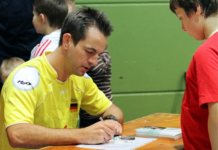 Badminton-Training mit Kristof Hopp beim Sport-Club Itzehoe