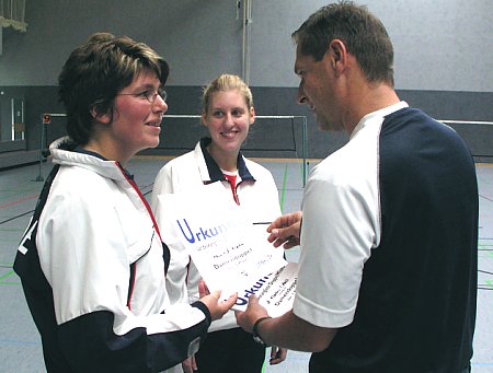 Ines Hall, Sonja Klahn und Wolfgang Jahn