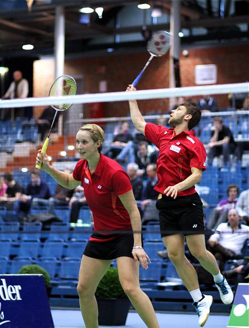 Birgit Michels und Michael Fuchs, © Badmintonfotos von Frank Kossiski