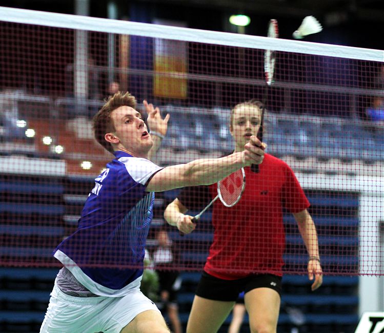 Julian Voigt und Judith Petrikowski, © Badmintonfotos von Frank Kossiski