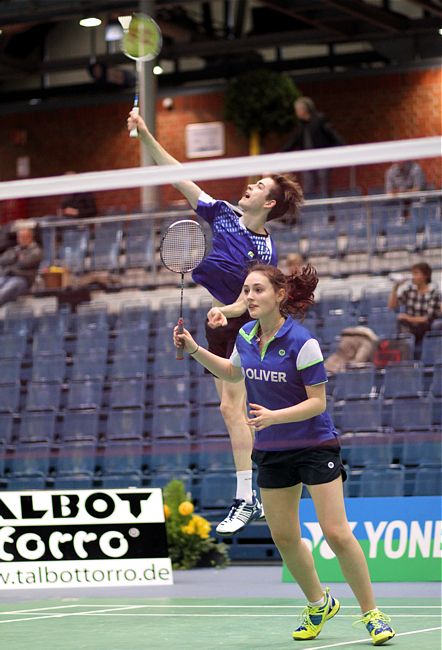 Jan Colin Völker und Runa Plützer, © Badmintonfotos von Frank Kossiski