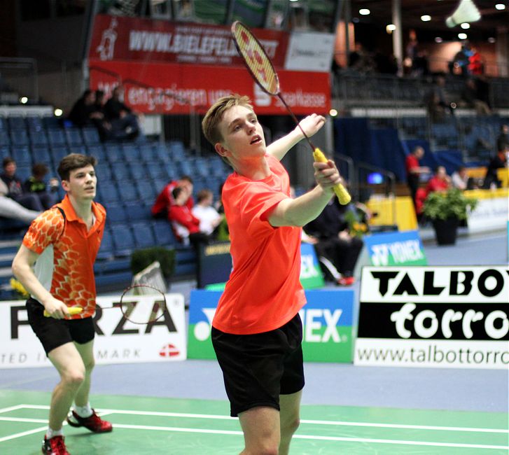 Daniel Seifert und Jan Felix Matulat, © Badmintonfotos von Frank Kossiski