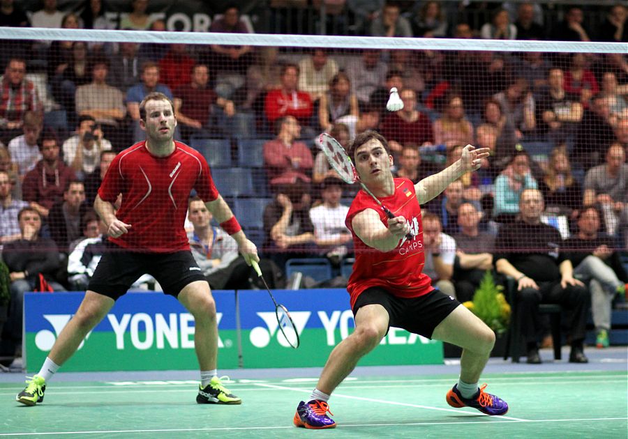 Andreas Heinz und Daniel Benz, © Badmintonfotos von Frank Kossiski