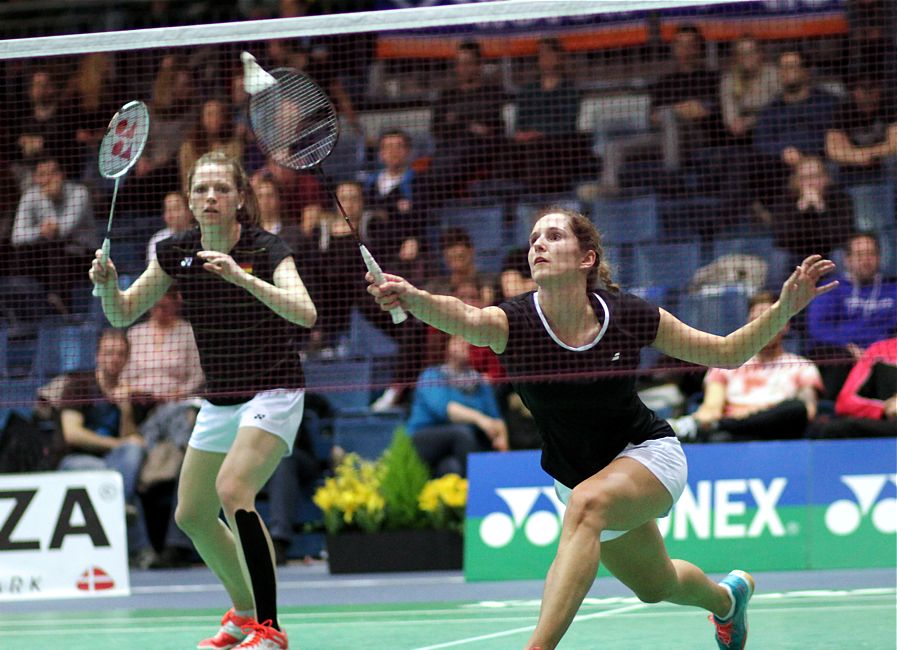 Carla Nelte und Isabel Herttrich, © Badmintonfotos von Frank Kossiski