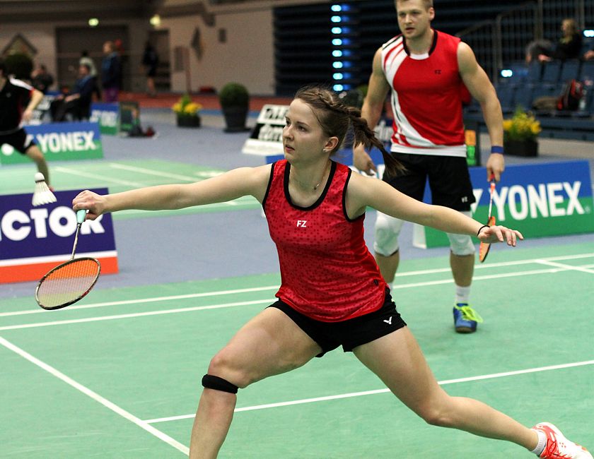 Katrin Schadlowski und Jan Collin Strehse, © Badmintonfotos von Frank Kossiski