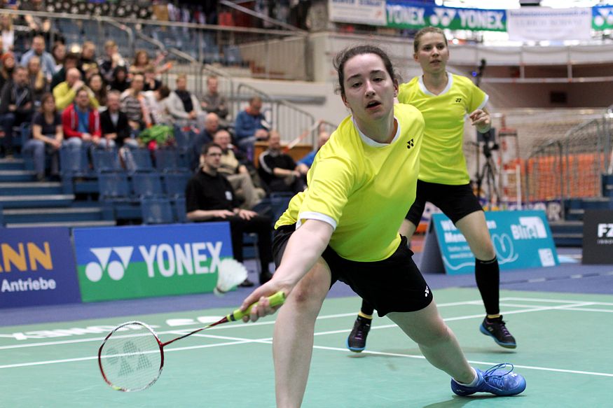 Joyce Grimm und Katharina Altenbeck, © Badmintonfotos von Frank Kossiski