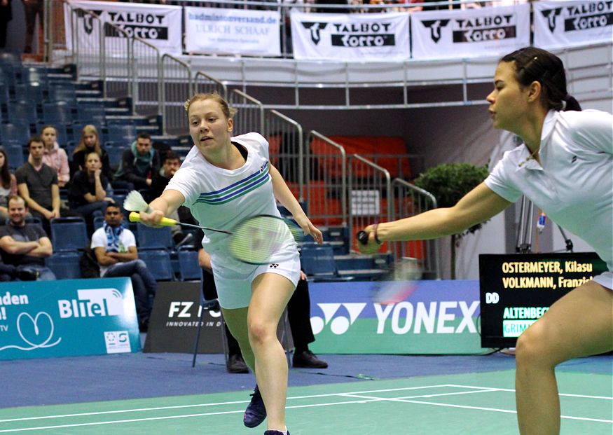 Franziska Volkmann und Kilasu Ostermeyer, © Badmintonfotos von Frank Kossiski