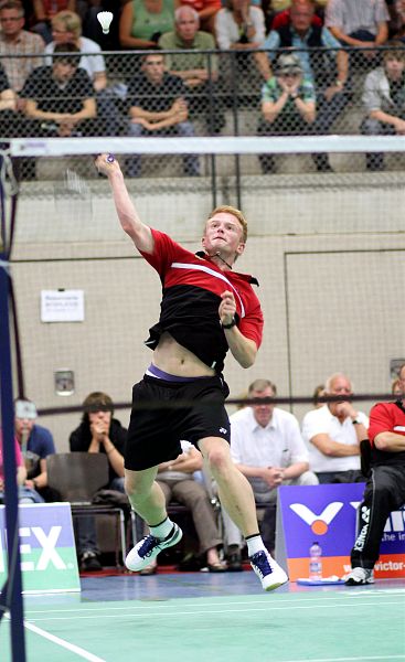 Badminton-Länderspiel Badminton-Länderspiel U 19 Deutschland - Dnemark am 18.08.2010 in Neustadt am Rbenberge, © Fotos von Frank Kossiski