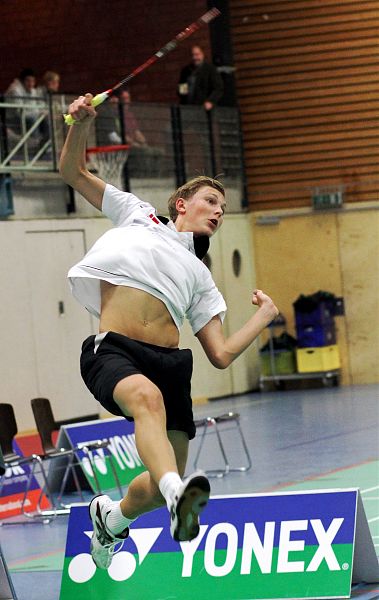 Badminton-Länderspiel Badminton-Länderspiel U 19 Deutschland - Dnemark am 18.08.2010 in Neustadt am Rbenberge, © Fotos von Frank Kossiski