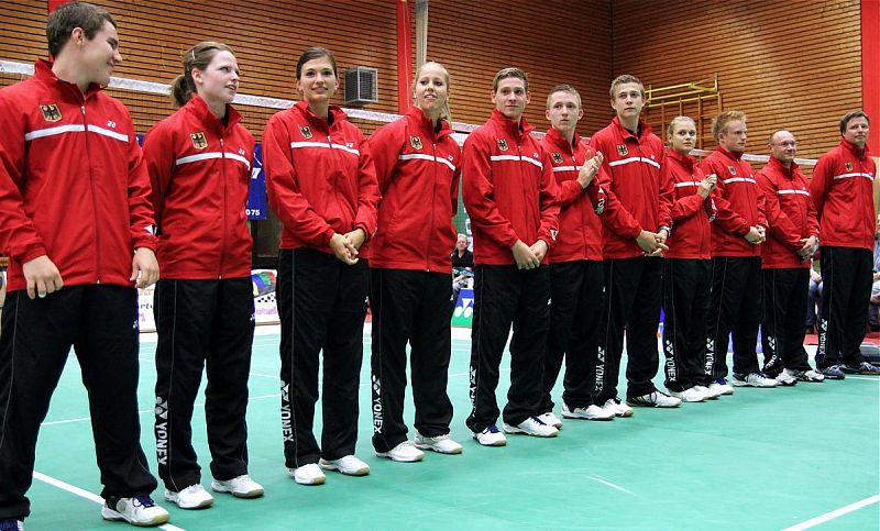 Badminton-Länderspiel U 19 Deutschland - Dnemark am 19.08.2010 in Moringen, © Fotos von Frank Kossiski, © Fotos von Frank Kossiski