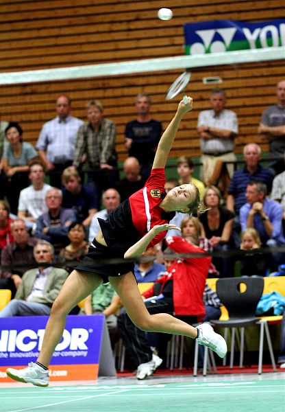 Badminton-Länderspiel U 19 Deutschland - Dnemark am 19.08.2010 in Moringen, © Fotos von Frank Kossiski, © Fotos von Frank Kossiski