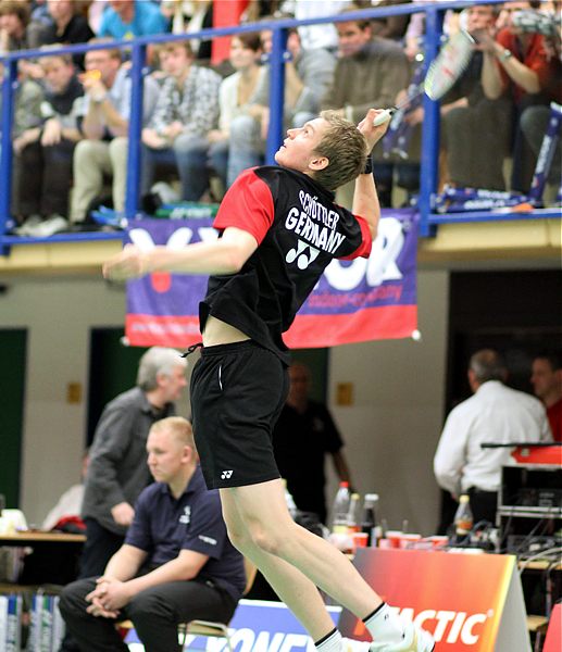 Badminton-Länderspiel Deutschland - Dnemark am 01.10.2010 in Hamburg, © Fotos von Frank Kossiski