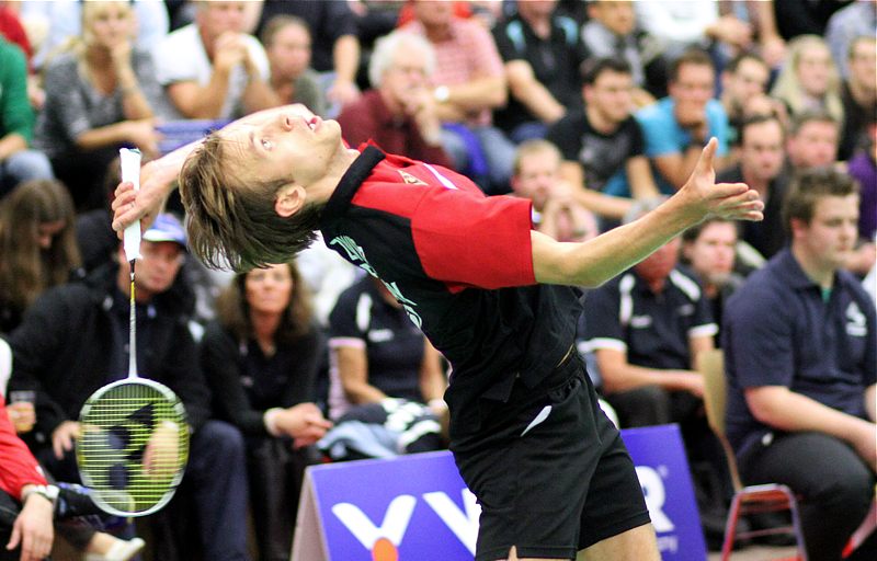 Badminton-Länderspiel Deutschland - Dnemark am 01.10.2010 in Hamburg, © Fotos von Frank Kossiski