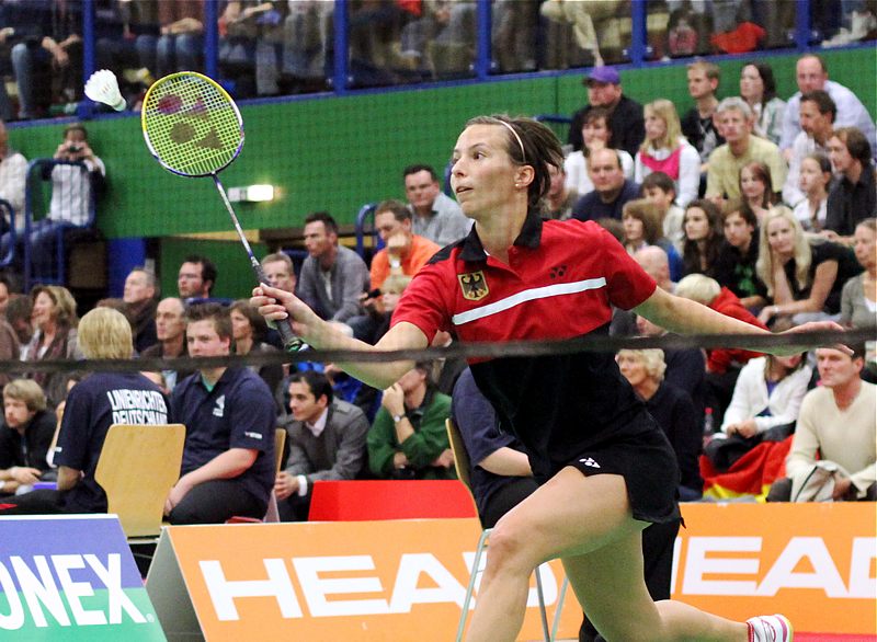 Badminton-Länderspiel Deutschland - Dnemark am 01.10.2010 in Hamburg, © Fotos von Frank Kossiski