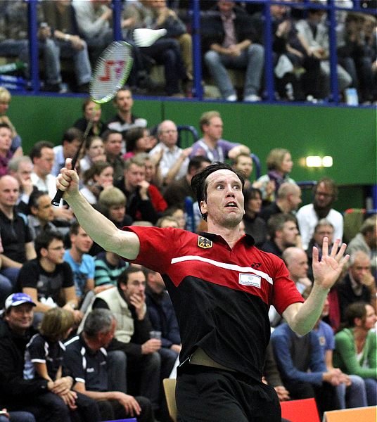 Badminton-Länderspiel Deutschland - Dnemark am 01.10.2010 in Hamburg, © Fotos von Frank Kossiski