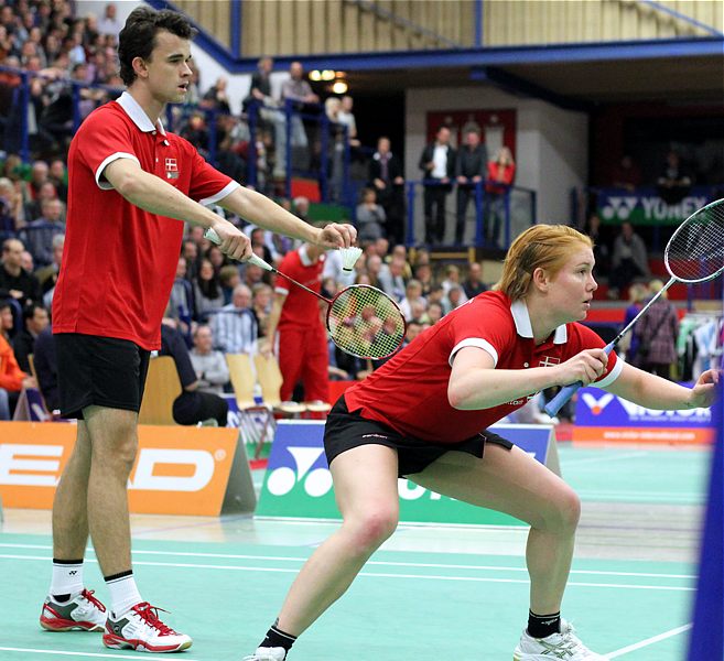 Badminton-Länderspiel Deutschland - Dnemark am 01.10.2010 in Hamburg, © Fotos von Frank Kossiski