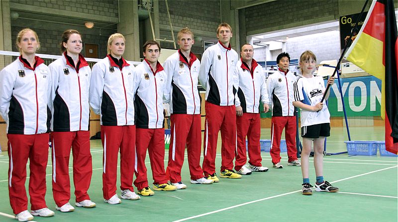 Badminton-Länderspiel Deutschland -Niederlande am 31.05.2011 in Emden, © Fotos von Frank Kossiski