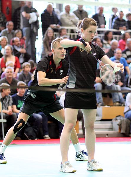 Badminton-Länderspiel Deutschland -Niederlande am 31.05.2011 in Emden, © Fotos von Frank Kossiski