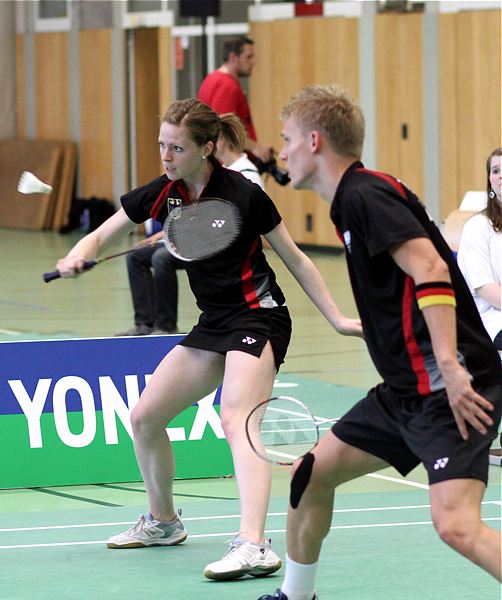 Badminton-Länderspiel Deutschland -Niederlande am 31.05.2011 in Emden, © Fotos von Frank Kossiski