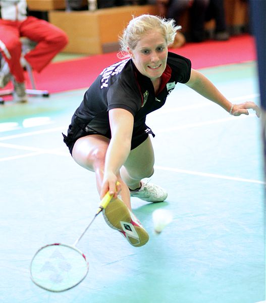 Badminton-Länderspiel Deutschland -Niederlande am 31.05.2011 in Emden, © Fotos von Frank Kossiski