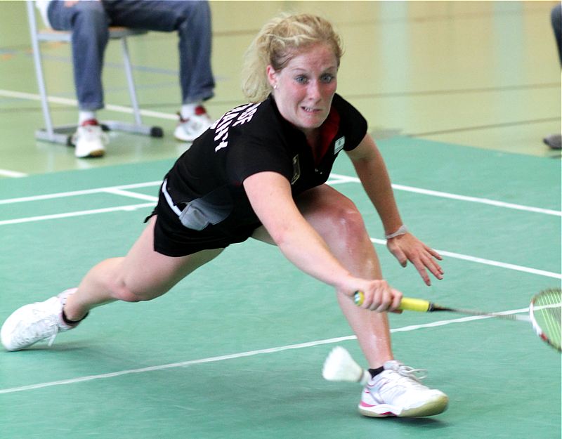 Badminton-Länderspiel Deutschland -Niederlande am 31.05.2011 in Emden, © Fotos von Frank Kossiski