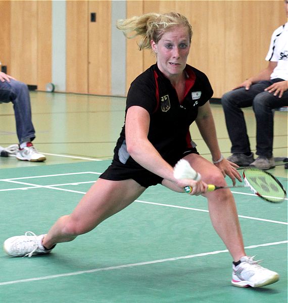 Badminton-Länderspiel Deutschland -Niederlande am 31.05.2011 in Emden, © Fotos von Frank Kossiski