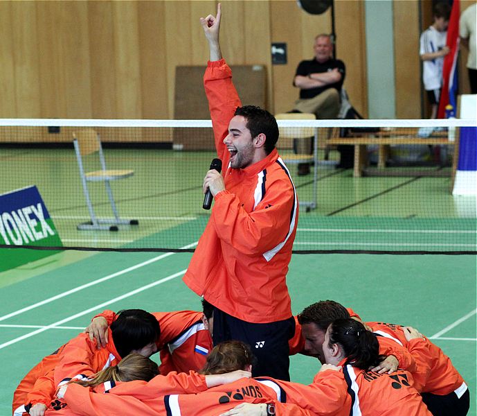 Badminton-Länderspiel Deutschland -Niederlande am 31.05.2011 in Emden, © Fotos von Frank Kossiski