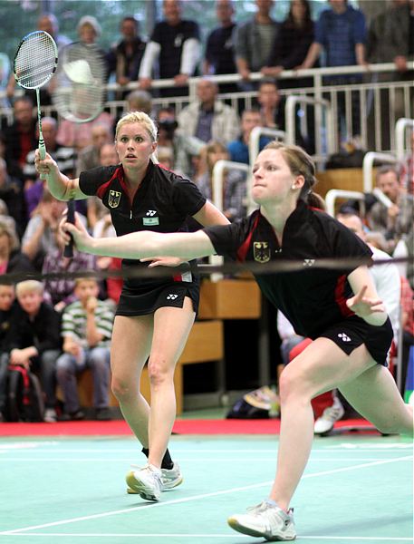 Badminton-Länderspiel Deutschland -Niederlande am 31.05.2011 in Emden, © Fotos von Frank Kossiski