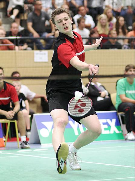 Badminton-Länderspiel U 19 Deutschland - Dnemark am 24.08.2011 in Mölln, © Fotos von Frank Kossiski