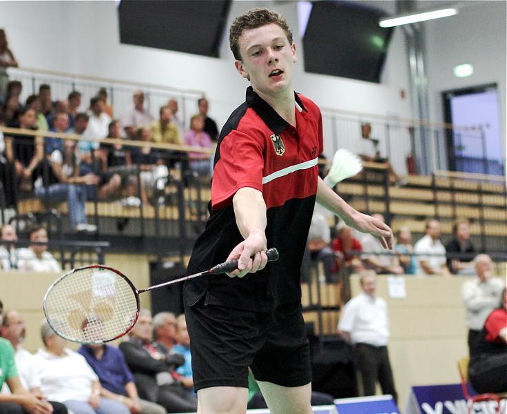 Badminton-Länderspiel U 19 Deutschland - Dnemark am 24.08.2011 in Mölln, © Fotos von Frank Kossiski