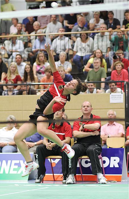 Badminton-Länderspiel U 19 Deutschland - Dnemark am 24.08.2011 in Mölln, © Fotos von Frank Kossiski