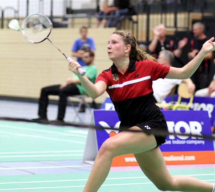 Badminton-Länderspiel U 19 Deutschland - Dnemark am 24.08.2011 in Mölln, © Fotos von Frank Kossiski