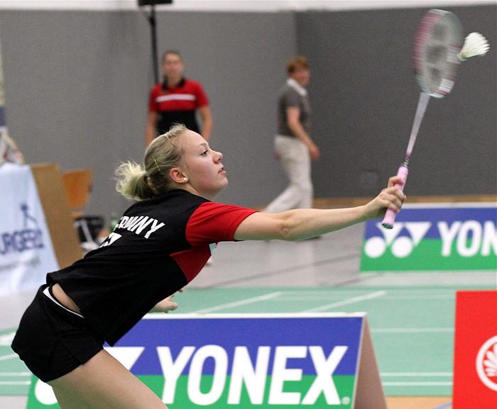 Badminton-Länderspiel U 19 Deutschland - Dnemark am 25.08.2011 in Vechta, © Fotos von Frank Kossiski