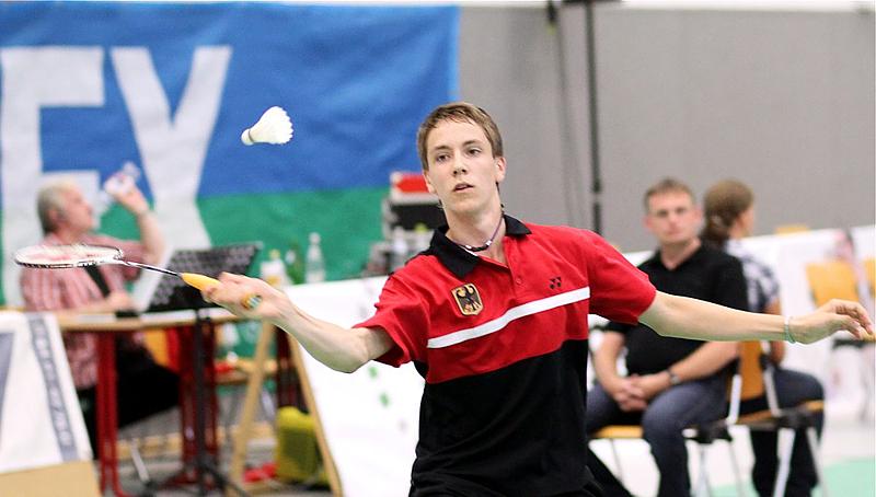 Badminton-Länderspiel U 19 Deutschland - Dnemark am 25.08.2011 in Vechta, © Fotos von Frank Kossiski