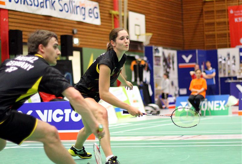 Carla Nelte und Andreas Heinz, © Badmintonfotos von Frank Kossiski