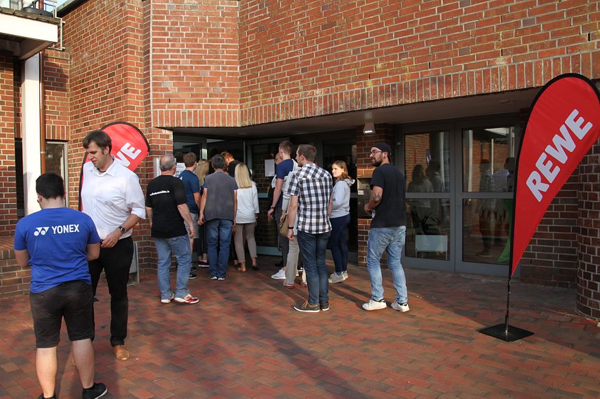 Badminton-Länderspiel Deutschland - Niederlande in Brokdorf, ausgerichtet durch den Sport-Club Itzehoe