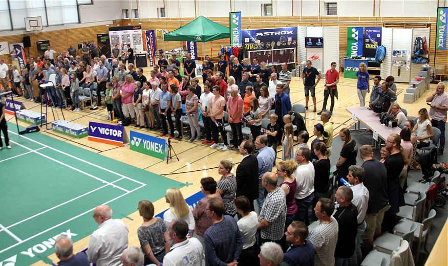 Badminton-Länderspiel Deutschland - Niederlande in Brokdorf, ausgerichtet durch den Sport-Club Itzehoe