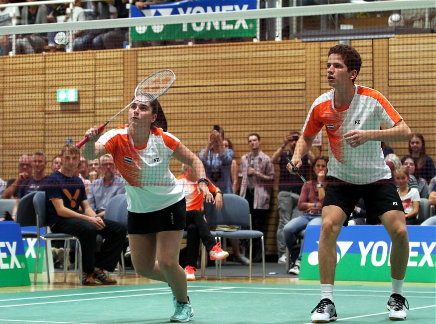 Badminton-Länderspiel Deutschland - Niederlande in Brokdorf, ausgerichtet durch den Sport-Club Itzehoe