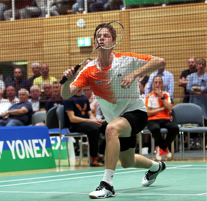 Badminton-Länderspiel Deutschland - Niederlande in Brokdorf, ausgerichtet durch den Sport-Club Itzehoe